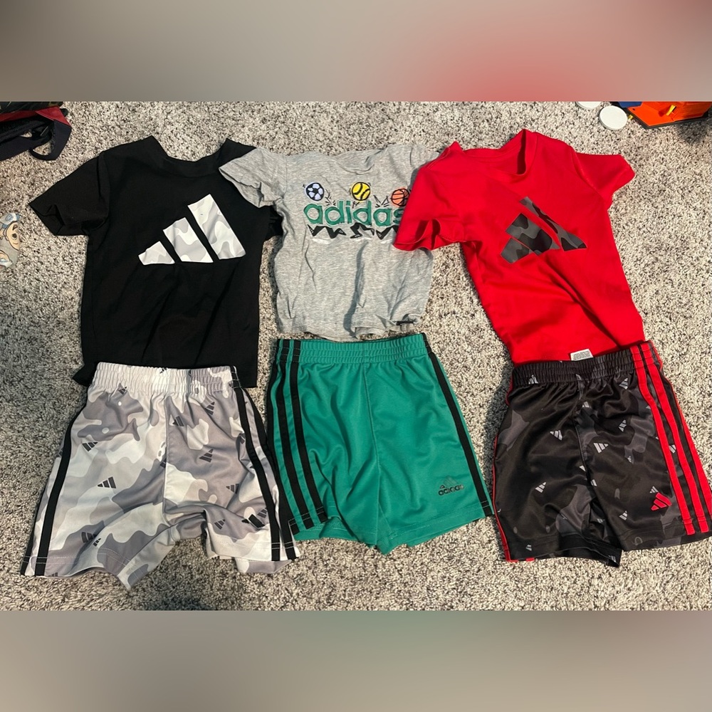 Adidas boys 2T matching set bundle